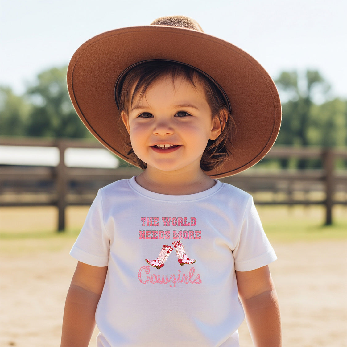 More Cowgirls Toddler Tee