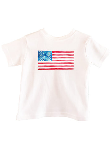 American Flag Toddler Tee