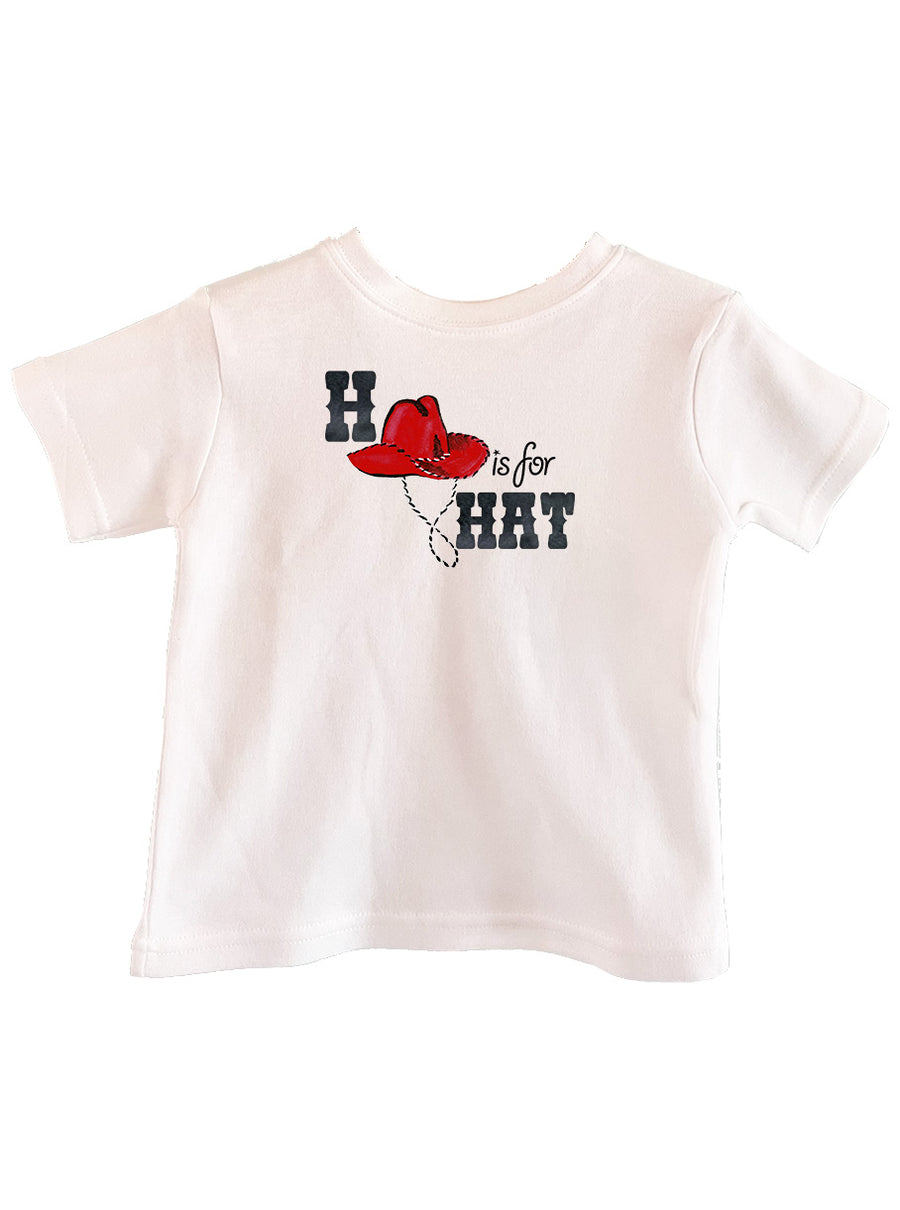 H Is For Hat Boy Toddler Tee