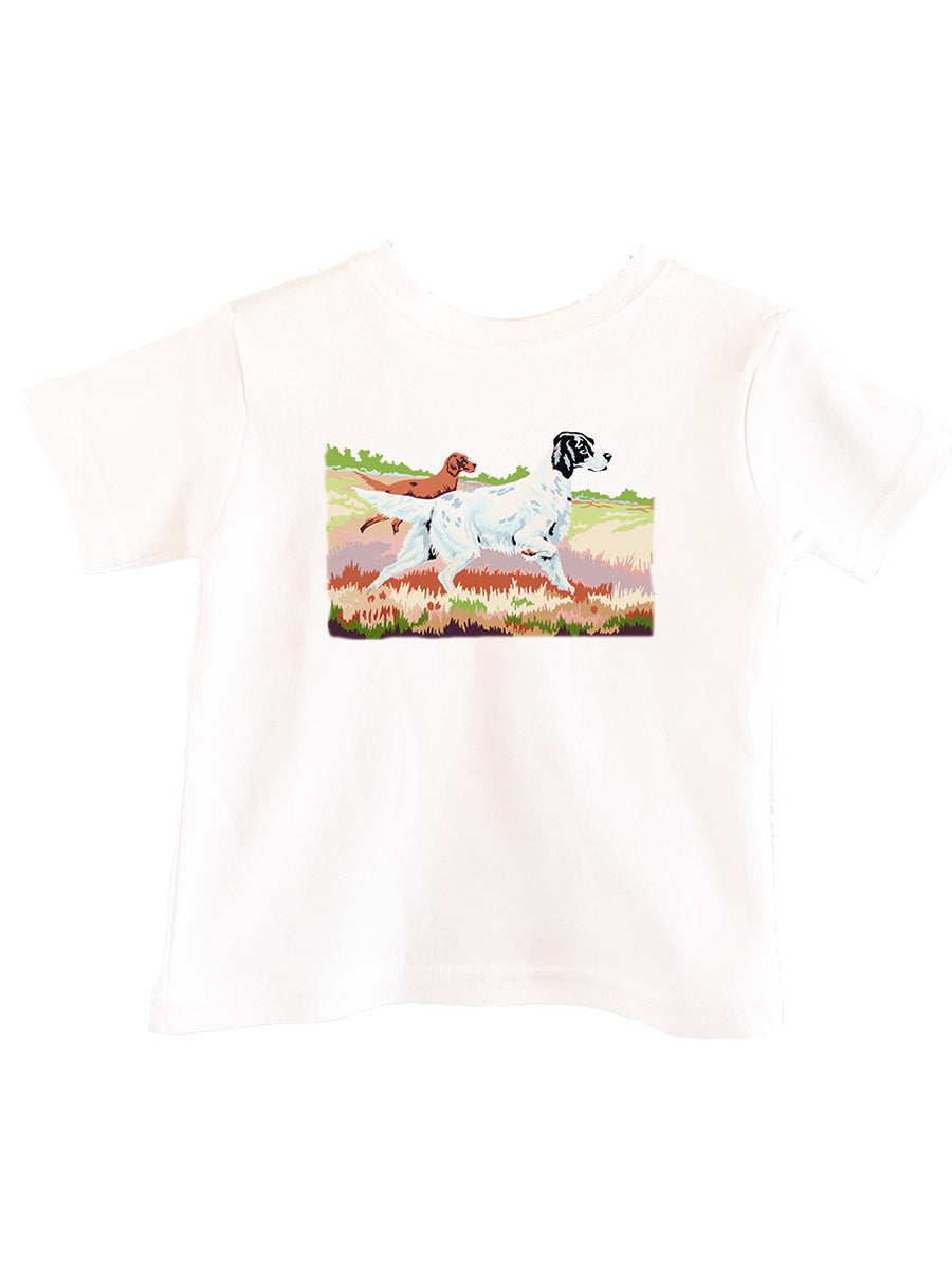 Hunting Dogs In Field Toddler Tee