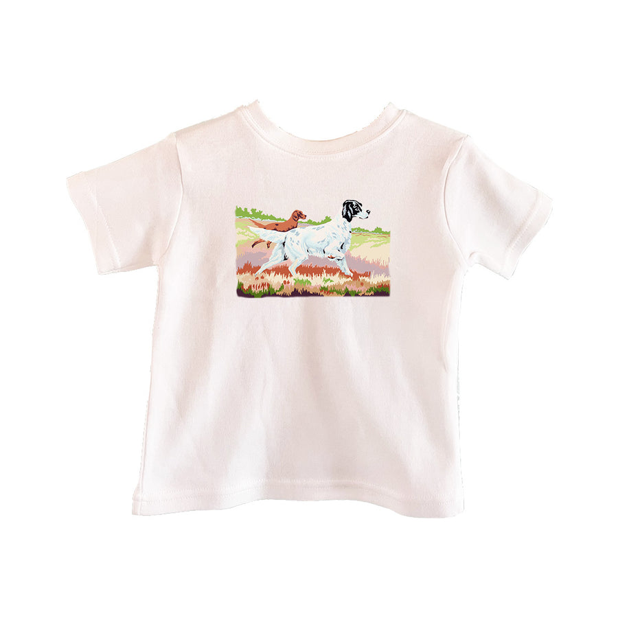 Hunting Dogs In Field Toddler Tee