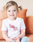 H Is For Hat Pink Toddler Tee