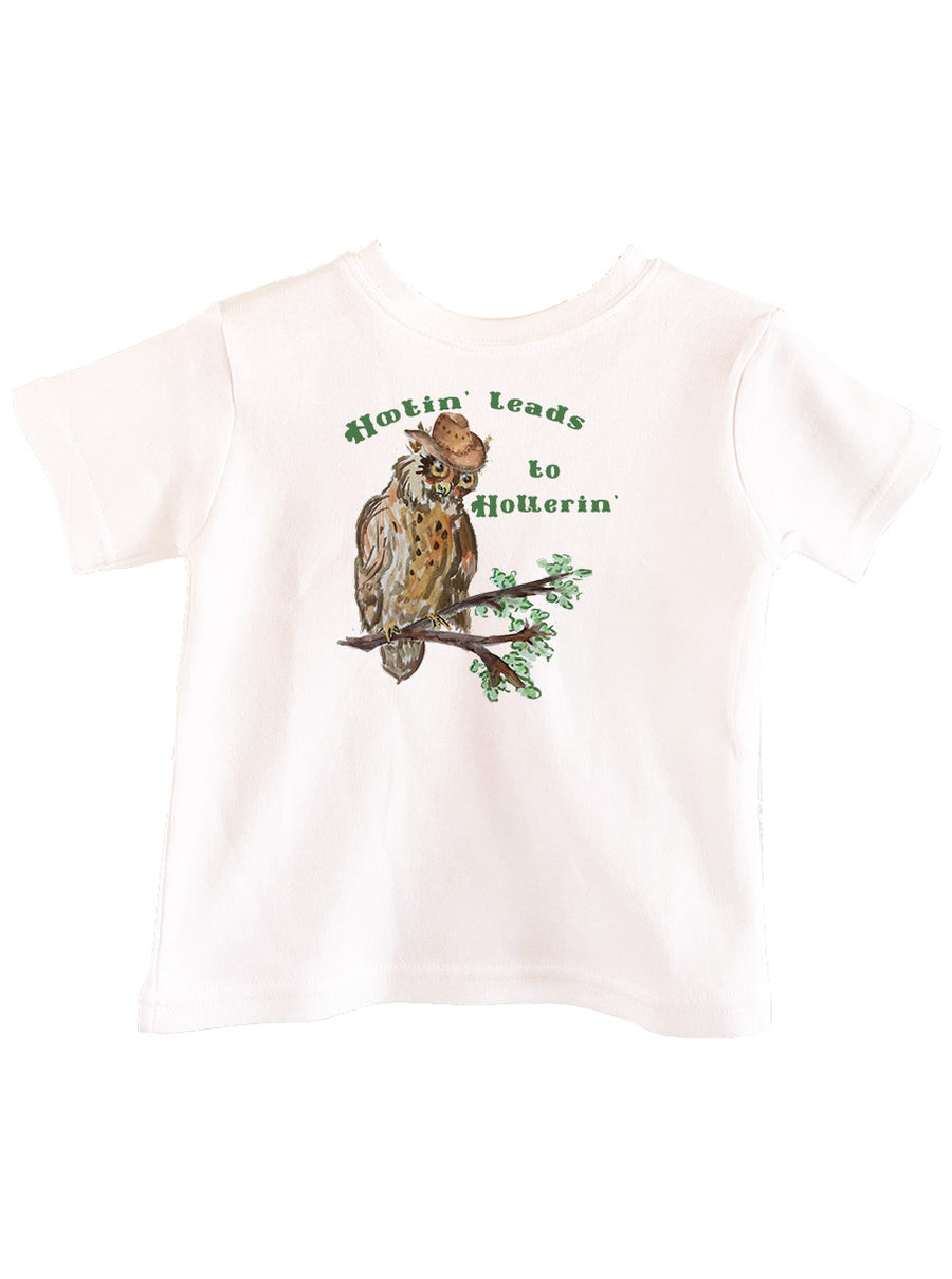 Hootin Leads To Hollerin Toddler Tee