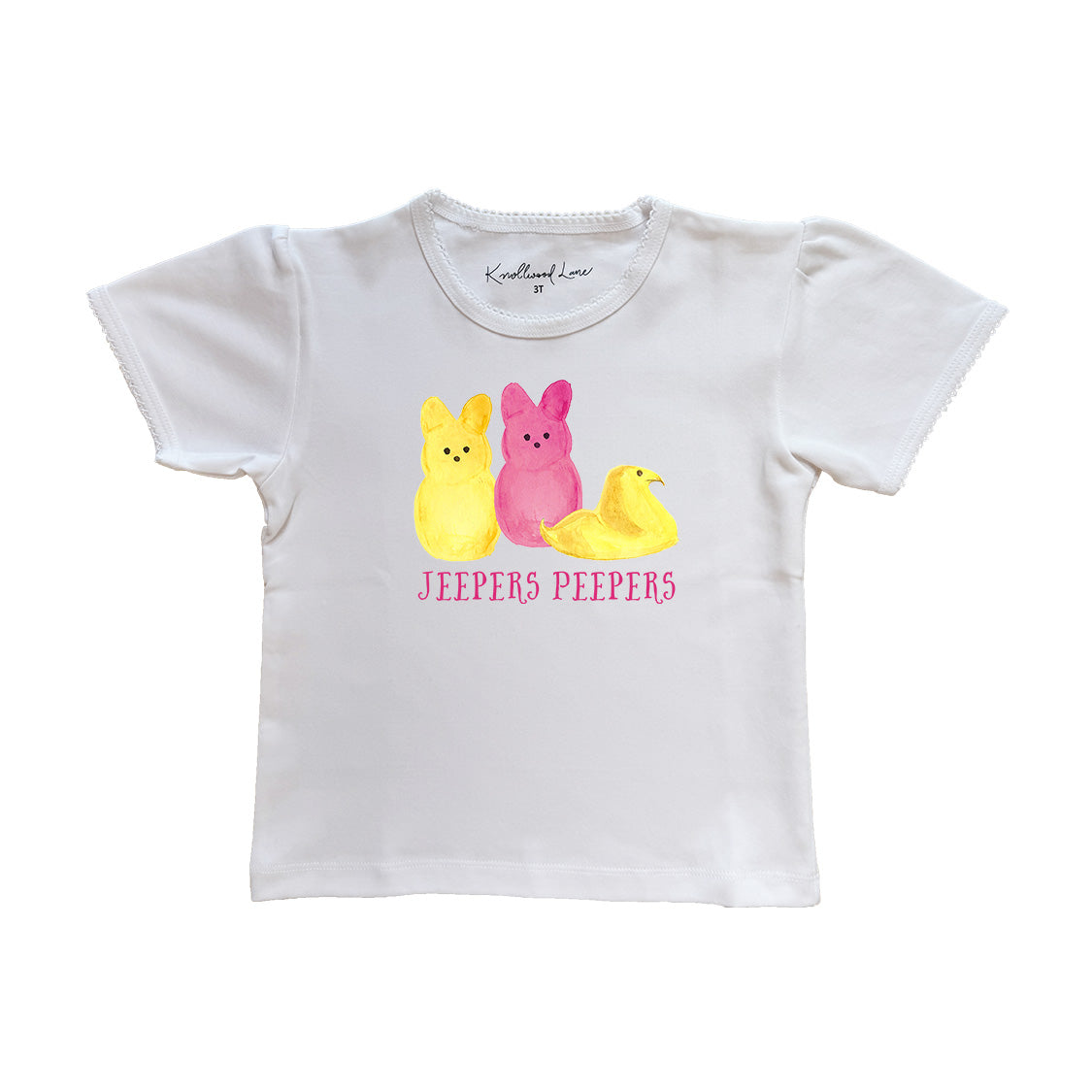 Jeepers Peepers Pink Toddler Tee