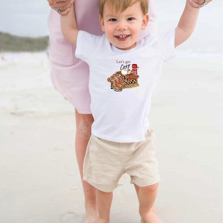 Let's Get Cozy Toddler Tee