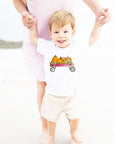 Red Wagon With Pumpkins Toddler Tee