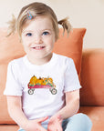 Red Wagon With Pumpkins Toddler Tee