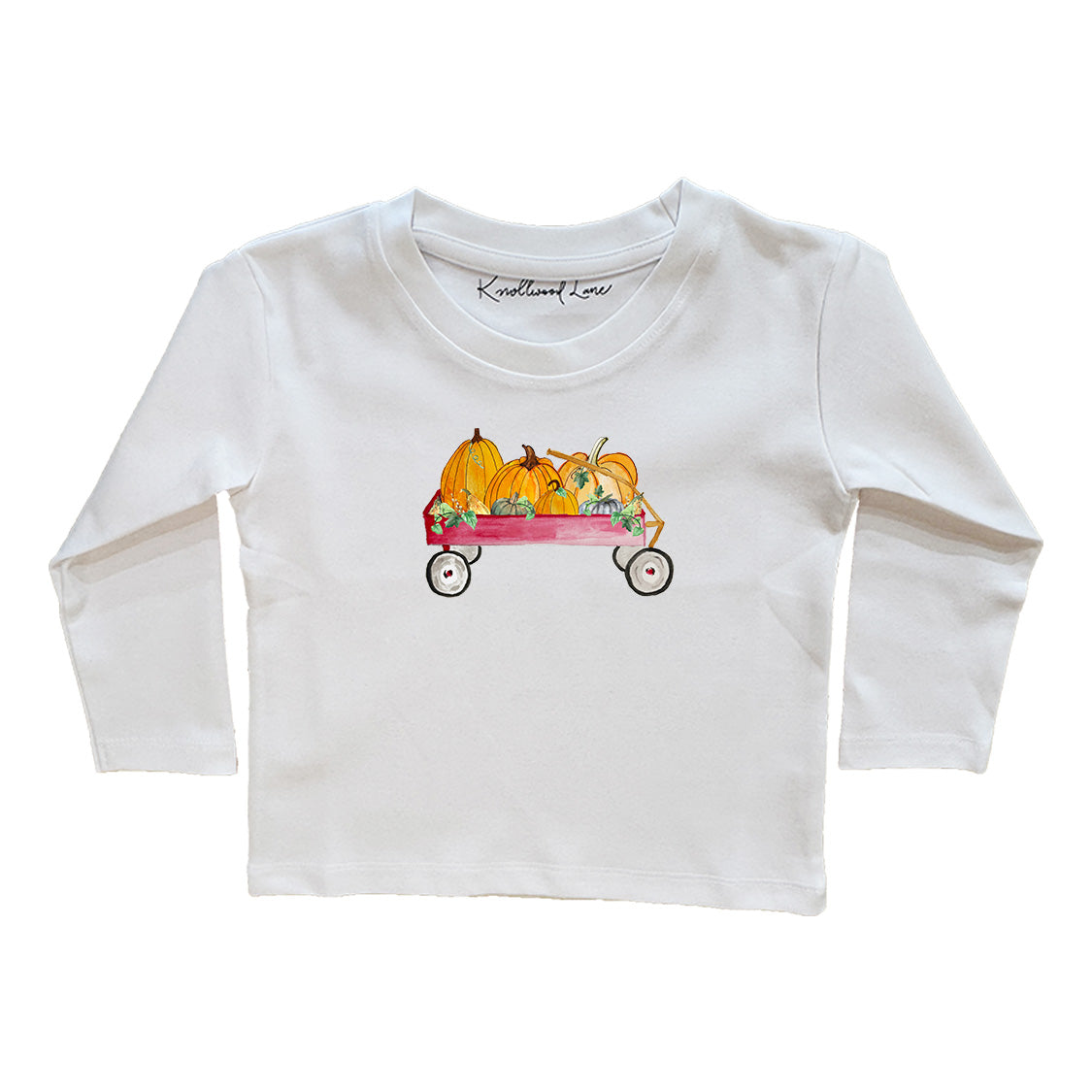 Red Wagon With Pumpkins Toddler Tee