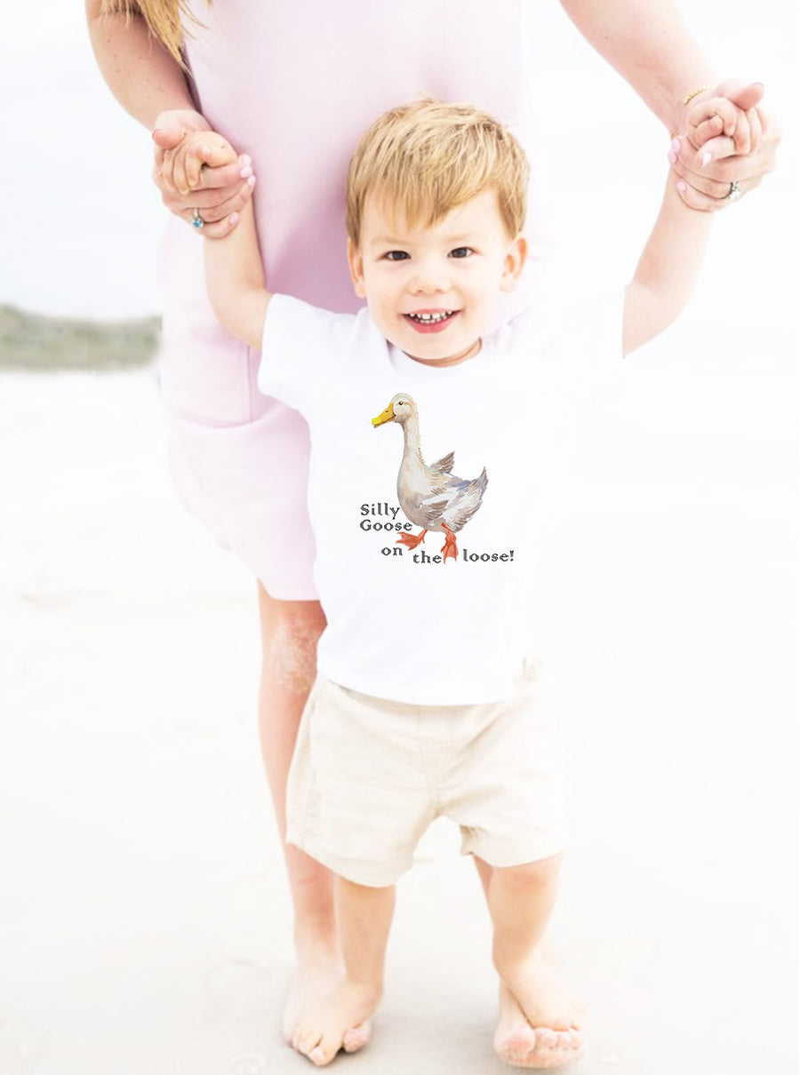 Silly Goose On The Loose Toddler Tee