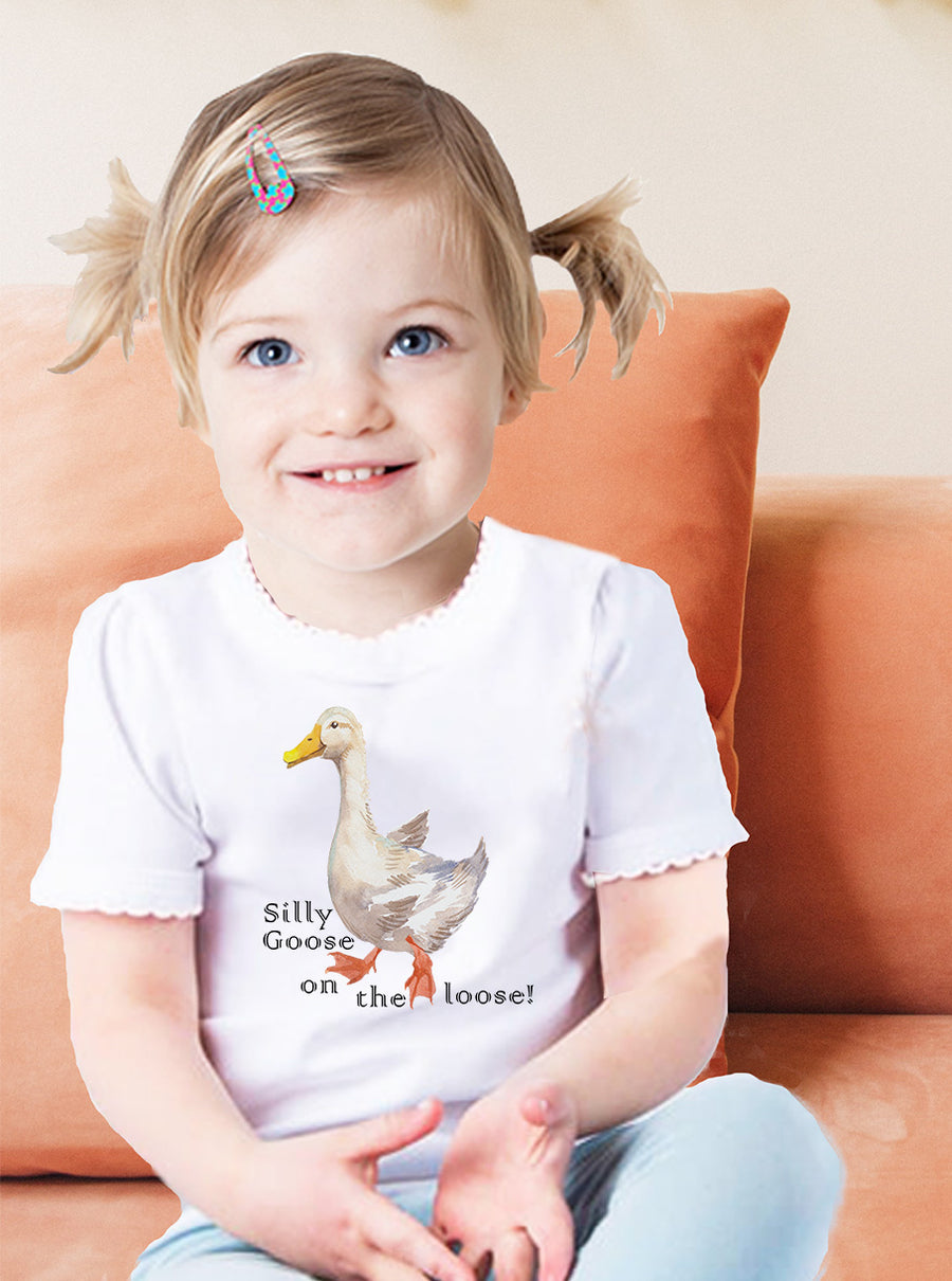 Silly Goose On The Loose Toddler Tee