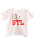 STL Baseball Toddler Tee