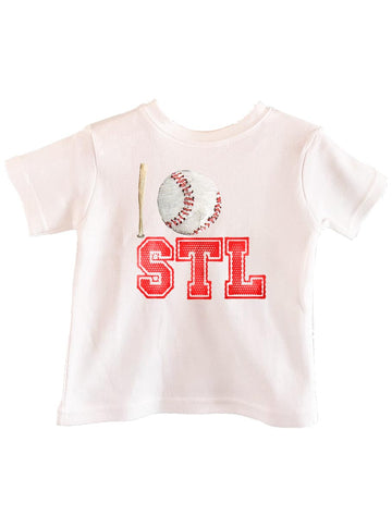 STL Baseball Toddler Tee