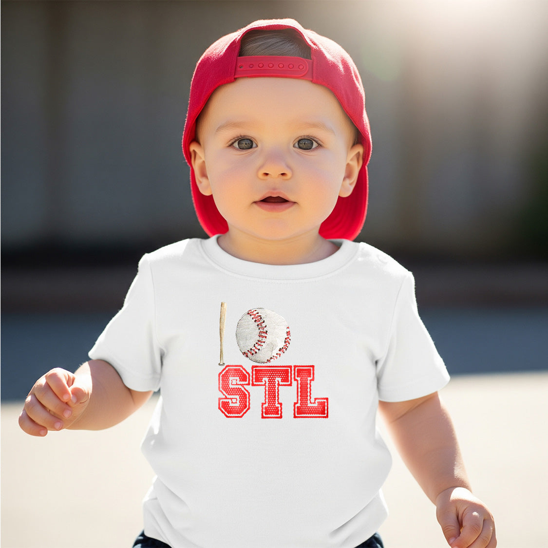 STL Baseball Toddler Tee