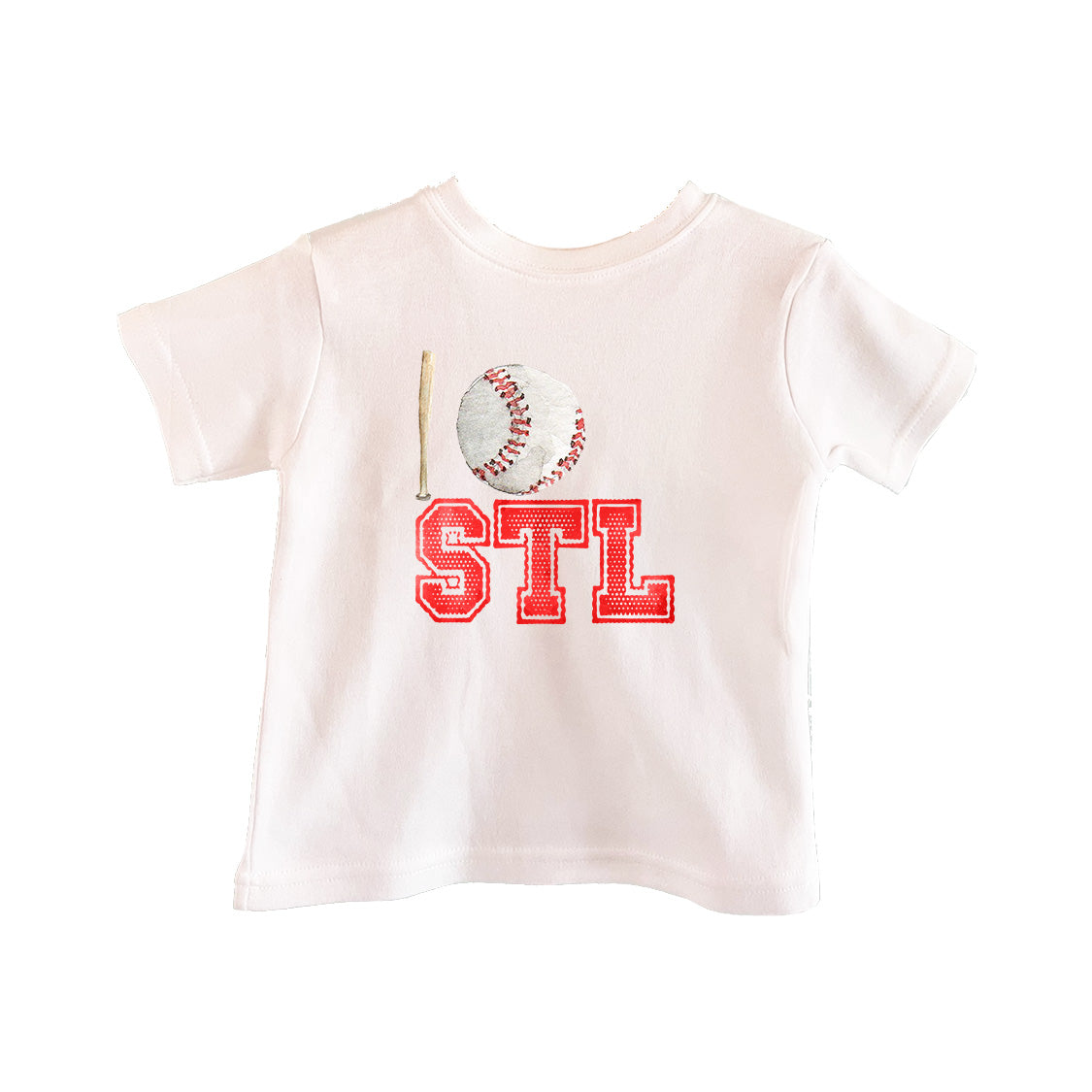 STL Baseball Toddler Tee