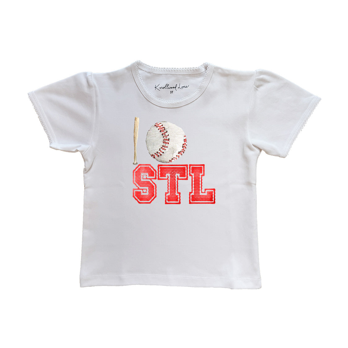 STL Baseball Toddler Tee