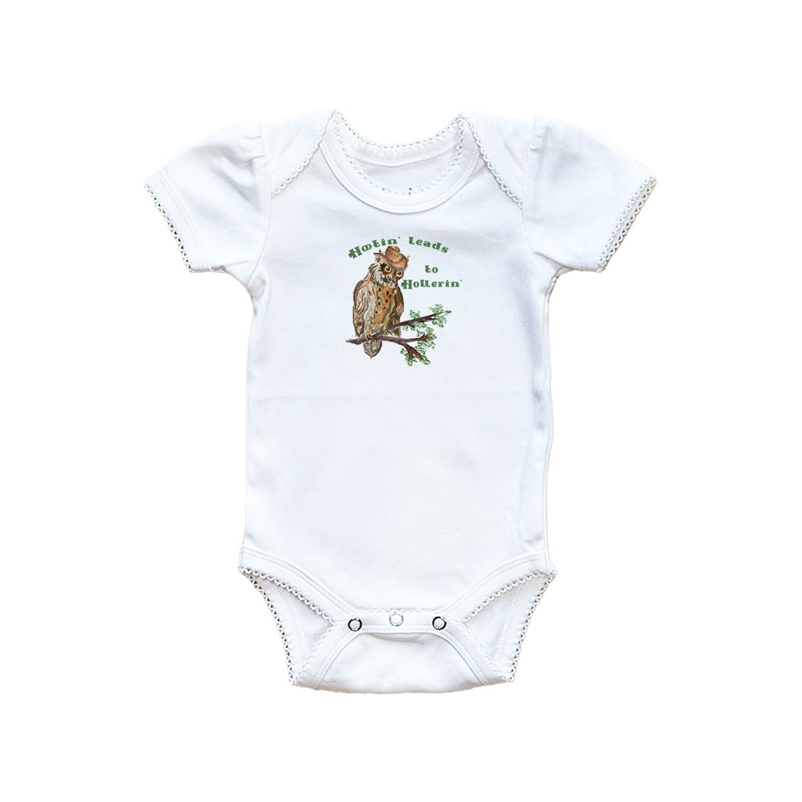 Hootin Leads To Hollerin Baby Onesie