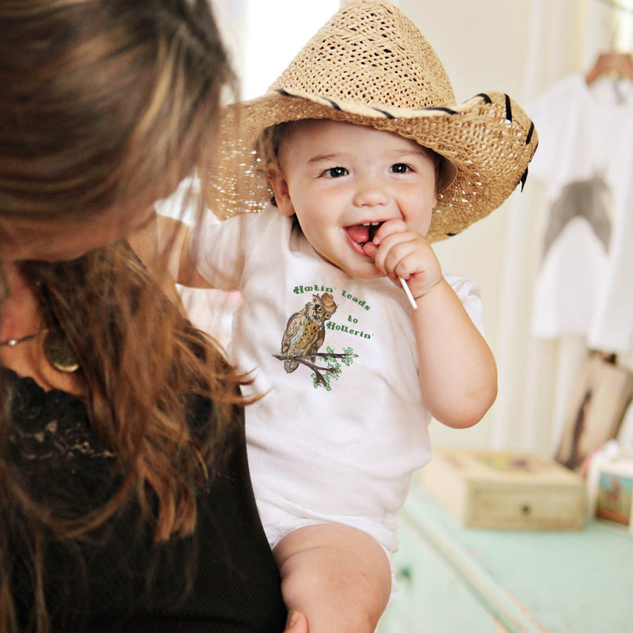 Hootin Leads To Hollerin Baby Onesie