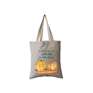 Pumpkin To Talk About Tote Bag