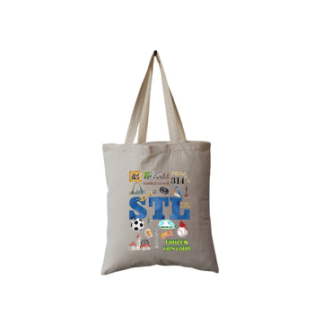 STL collage Tote Bag