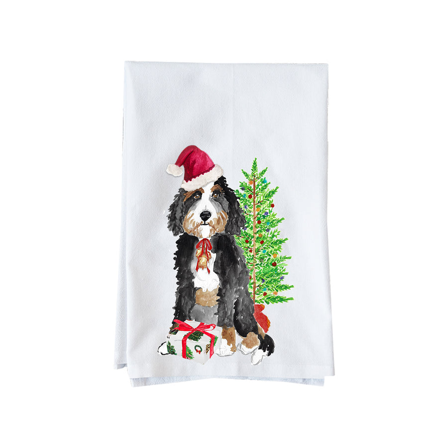 Christmas Doodle Kitchen Towel