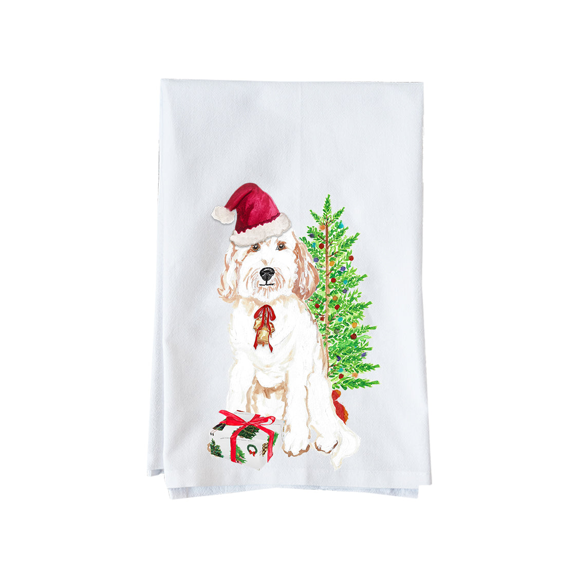 Christmas Doodle Kitchen Towel