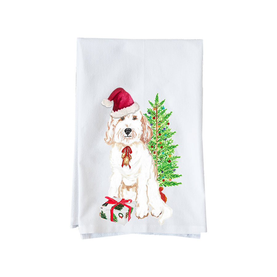 Christmas Doodle Kitchen Towel
