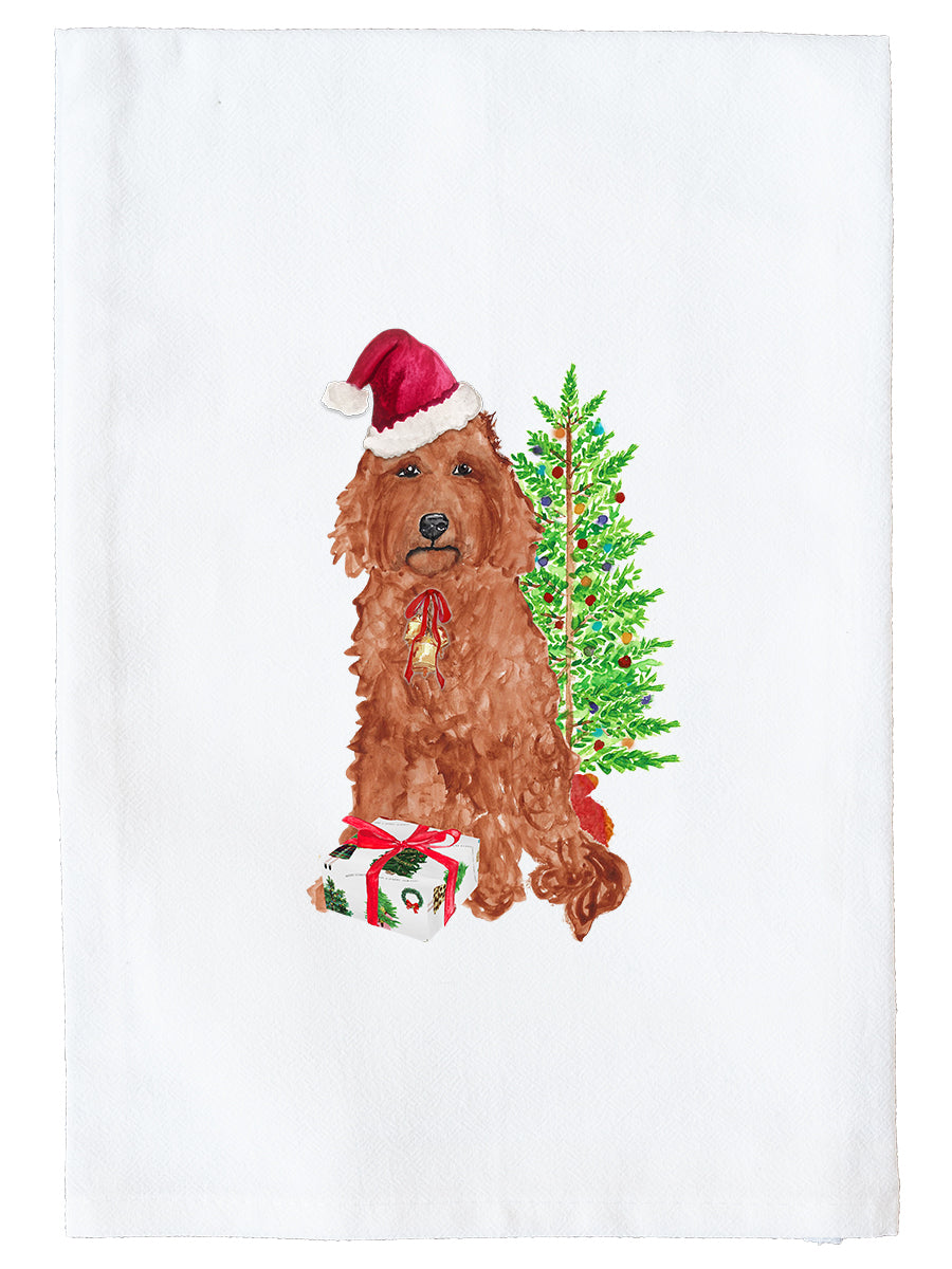 Christmas Doodle Kitchen Towel