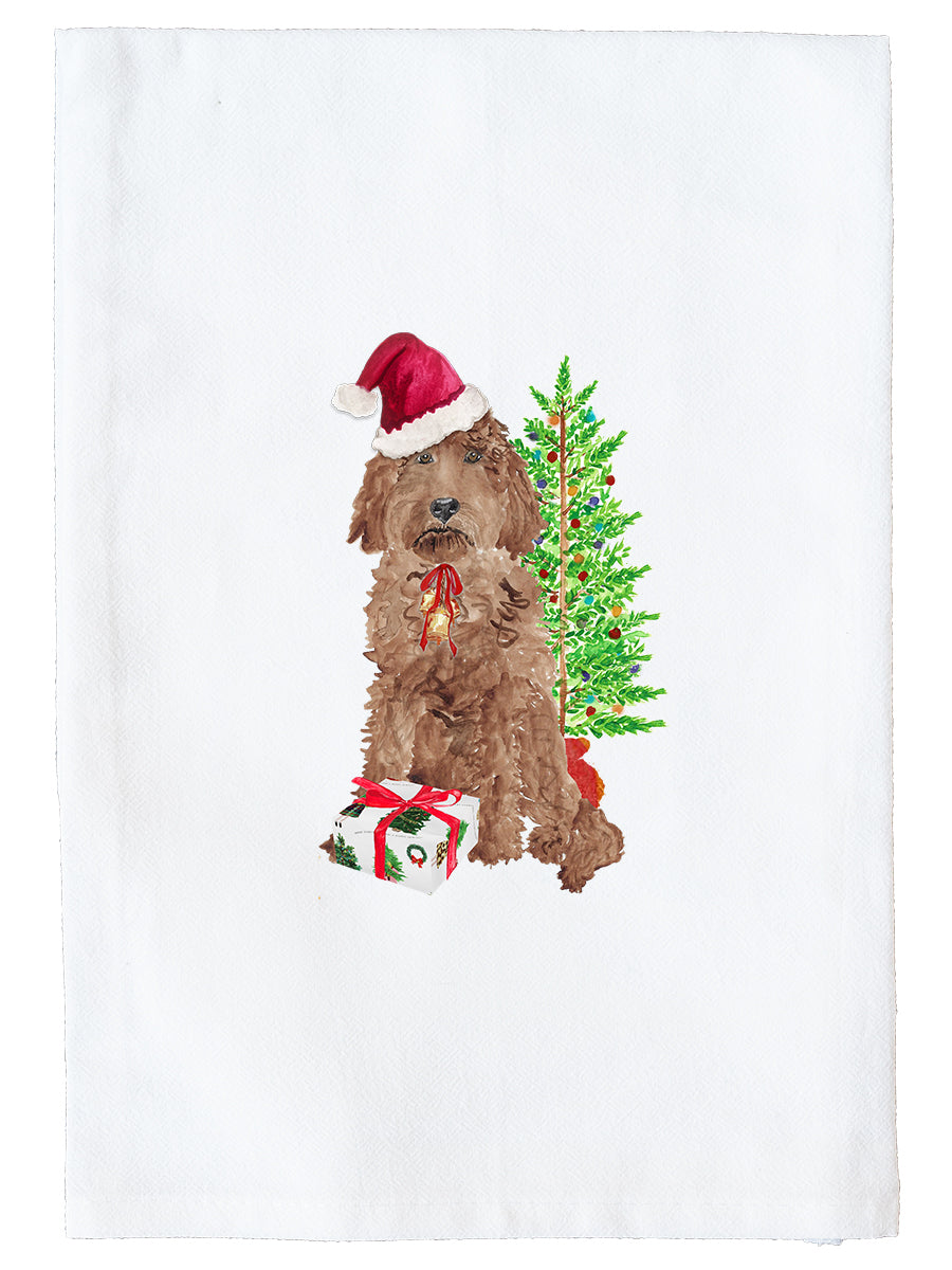 Christmas Doodle Kitchen Towel