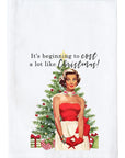 Beginning To Cost A Lot Like Christmas Kitchen Towel