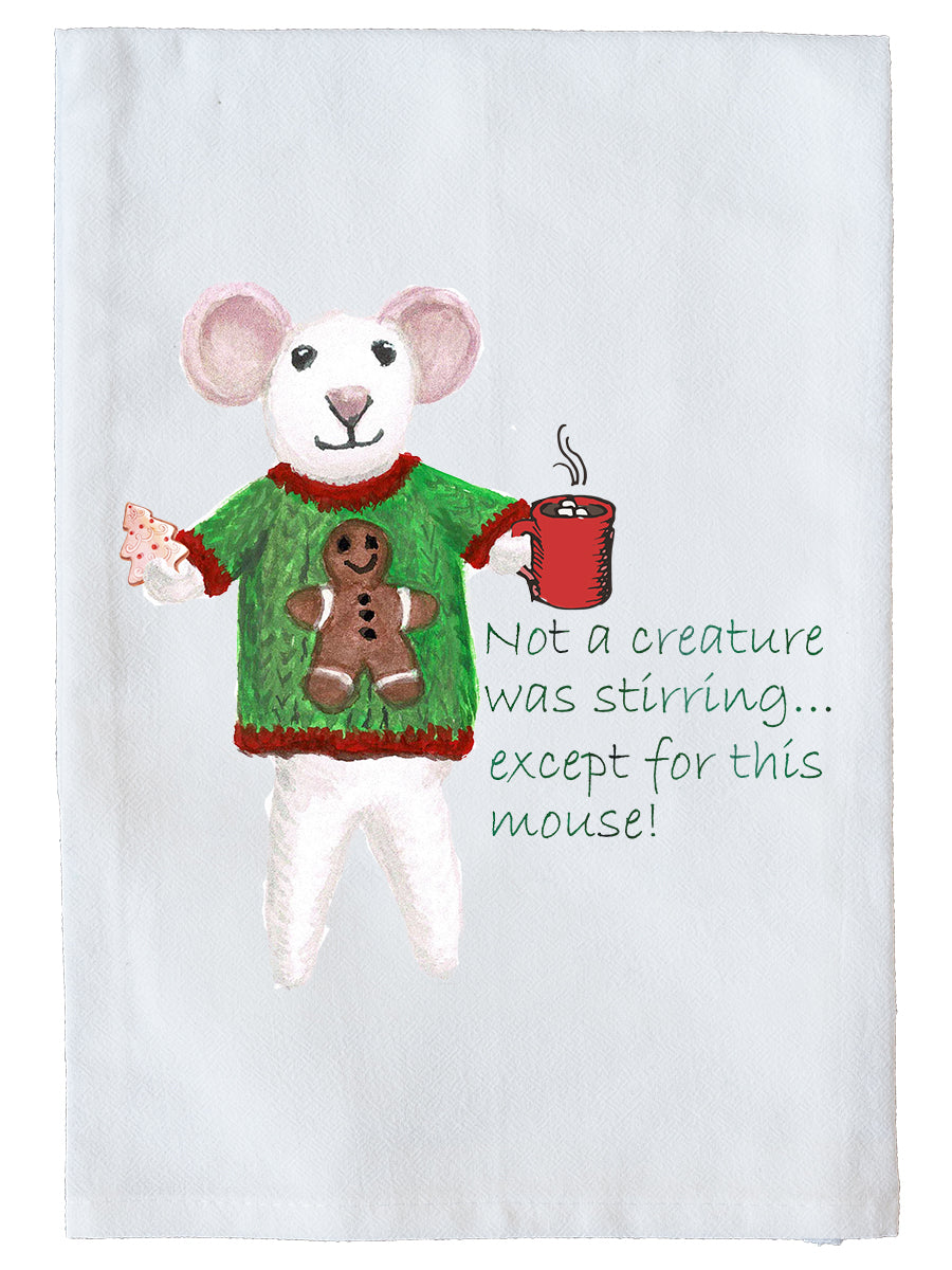Creature Was Stirring Kitchen Towel