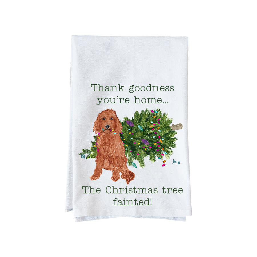 Christmas Tree Fainted Kitchen Towel