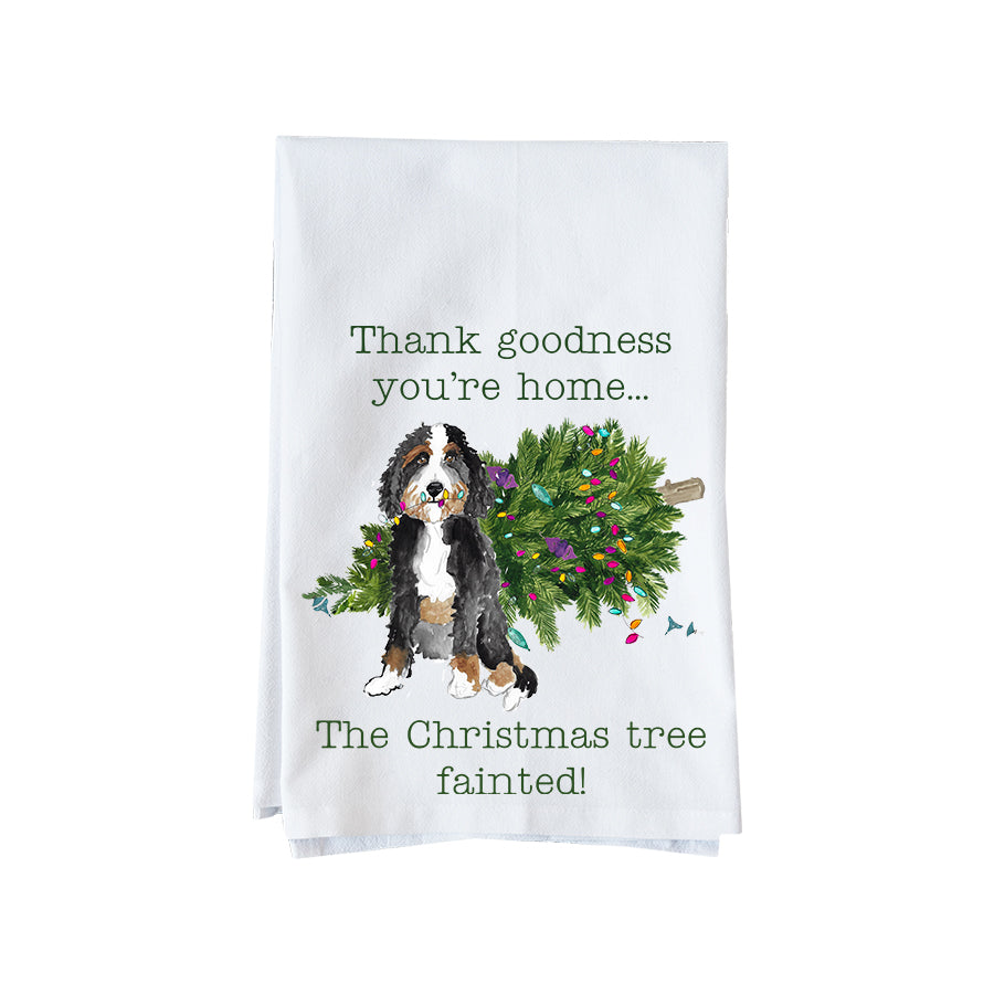 Christmas Tree Fainted Kitchen Towel