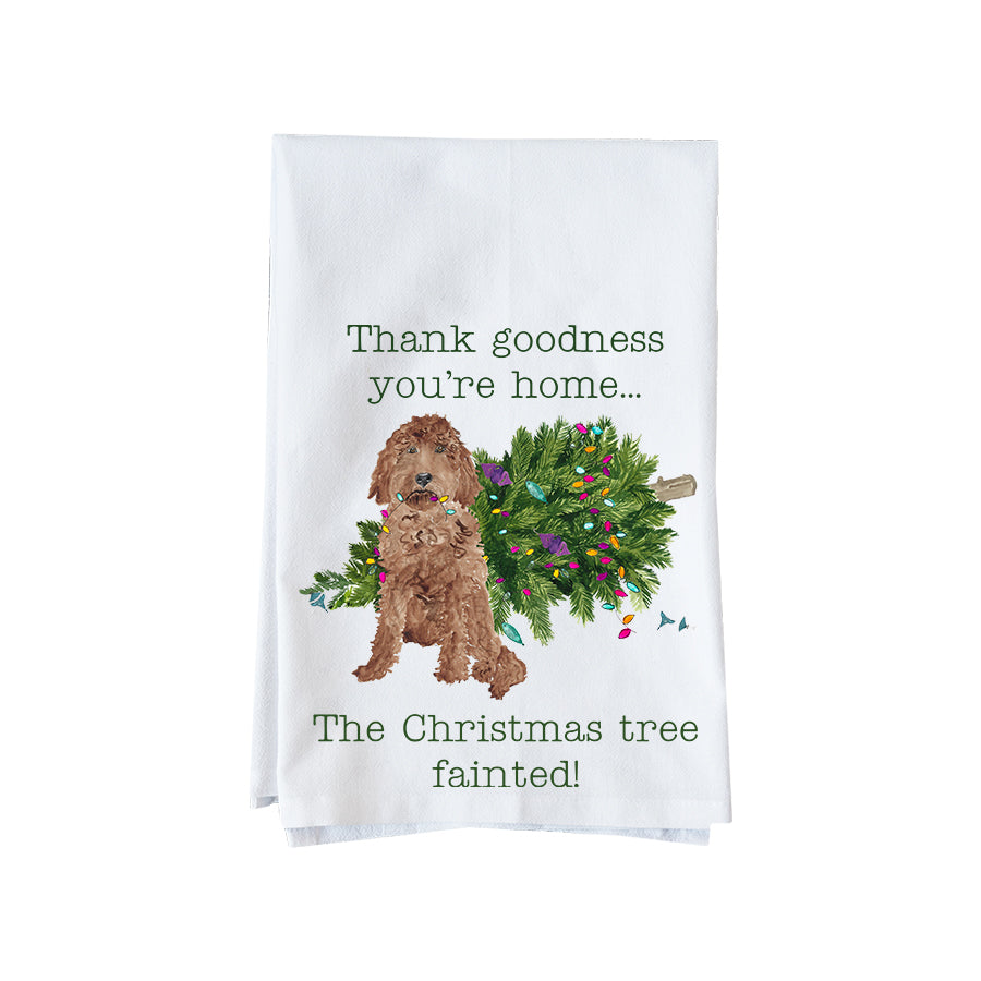 Christmas Tree Fainted Kitchen Towel