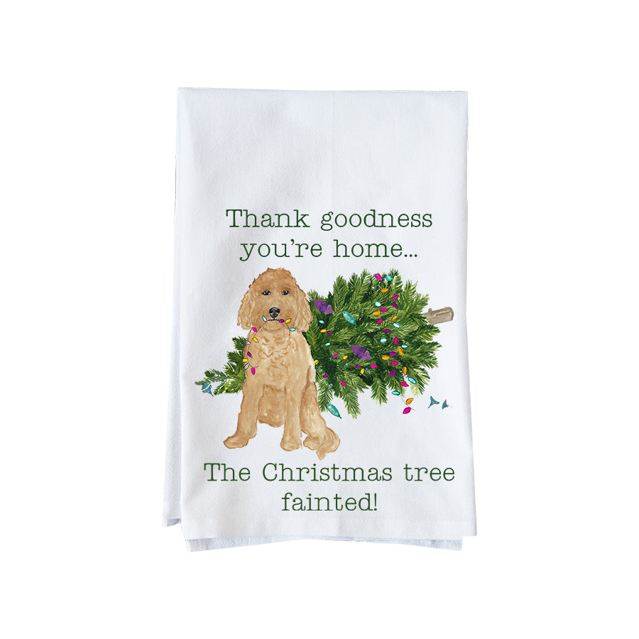Christmas Tree Fainted Kitchen Towel