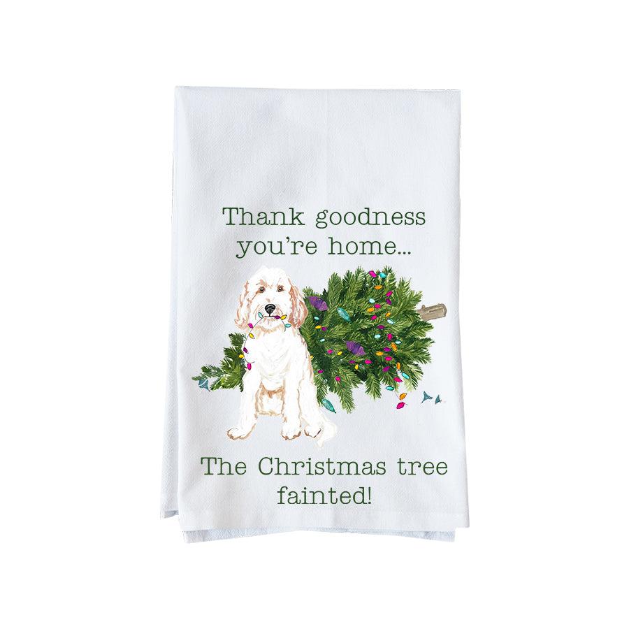Christmas Tree Fainted Kitchen Towel