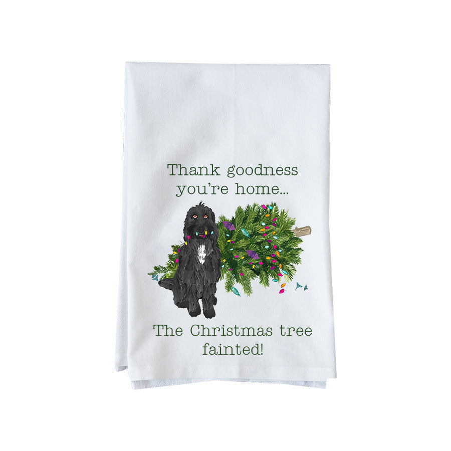 Christmas Tree Fainted Kitchen Towel