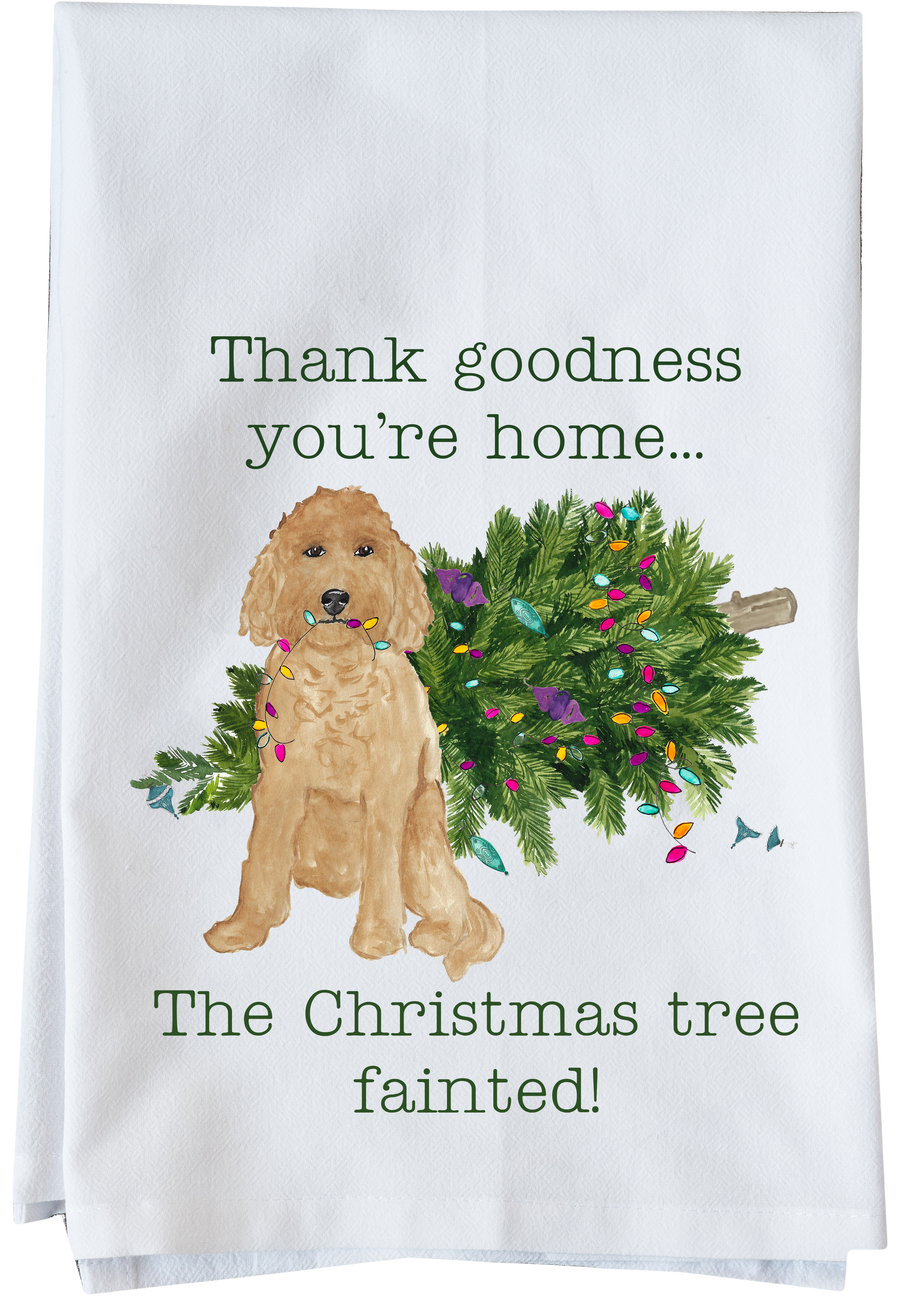 Christmas Tree Fainted Kitchen Towel