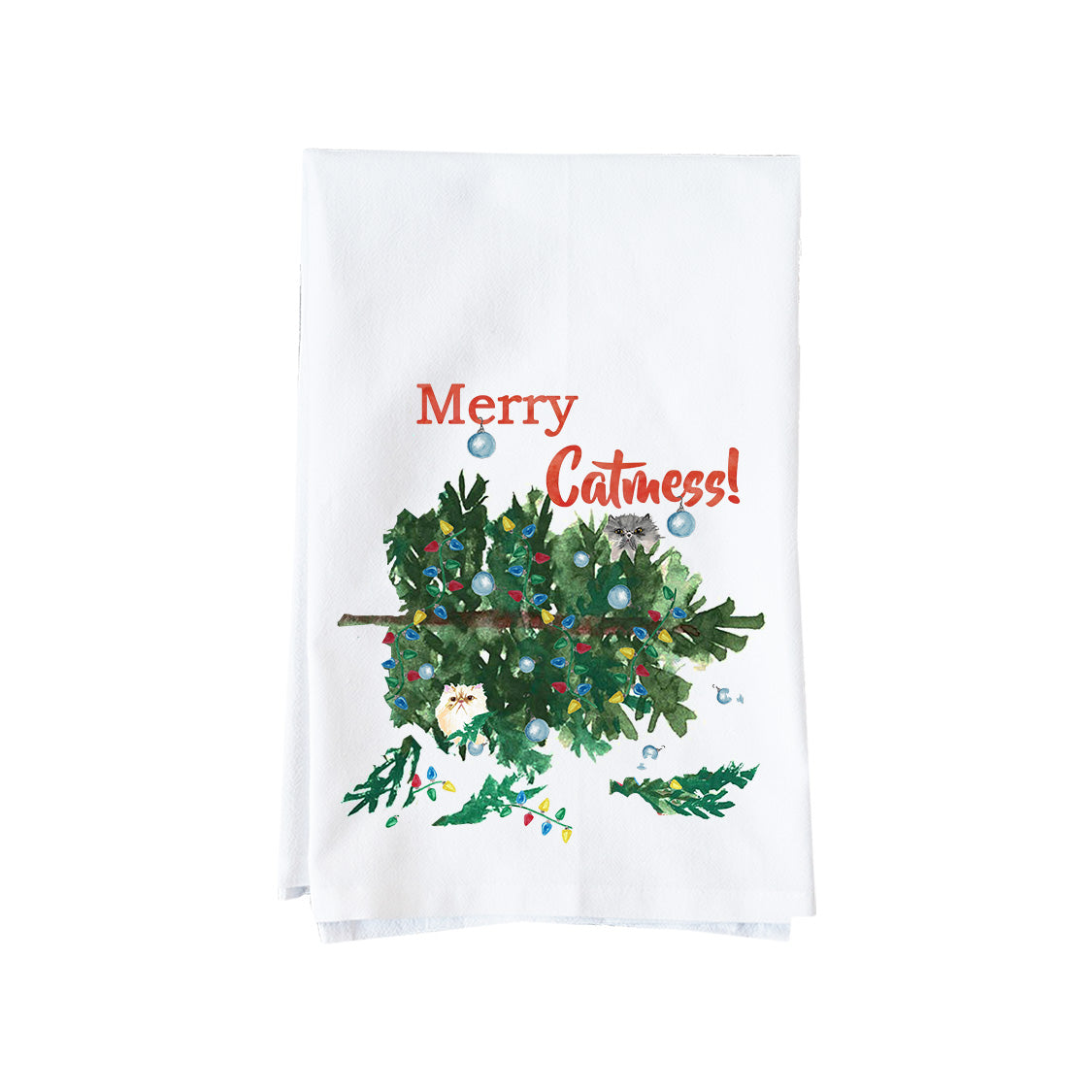 Merry Cat Mess Kitchen Towel