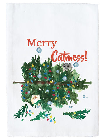 Merry Cat Mess Kitchen Towel