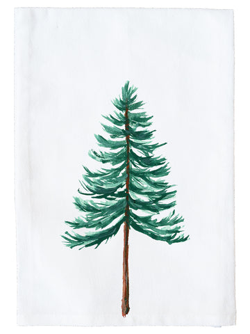 Evergreen Tree Kitchen Towel