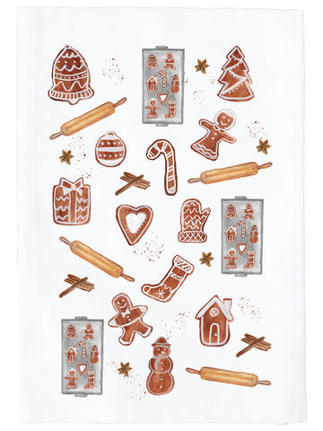 Gingerbread Cookies Kitchen Towel