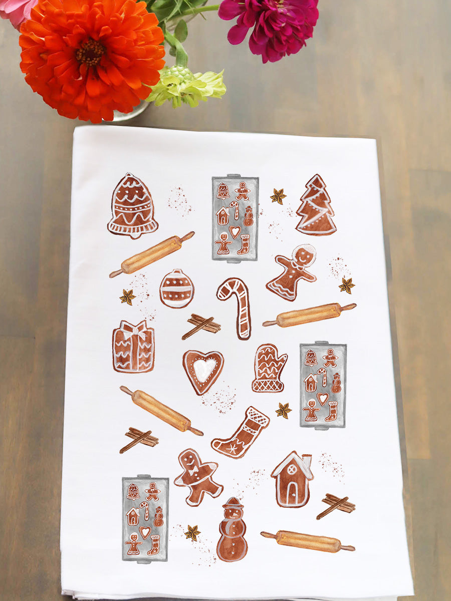 Gingerbread Cookies Kitchen Towel