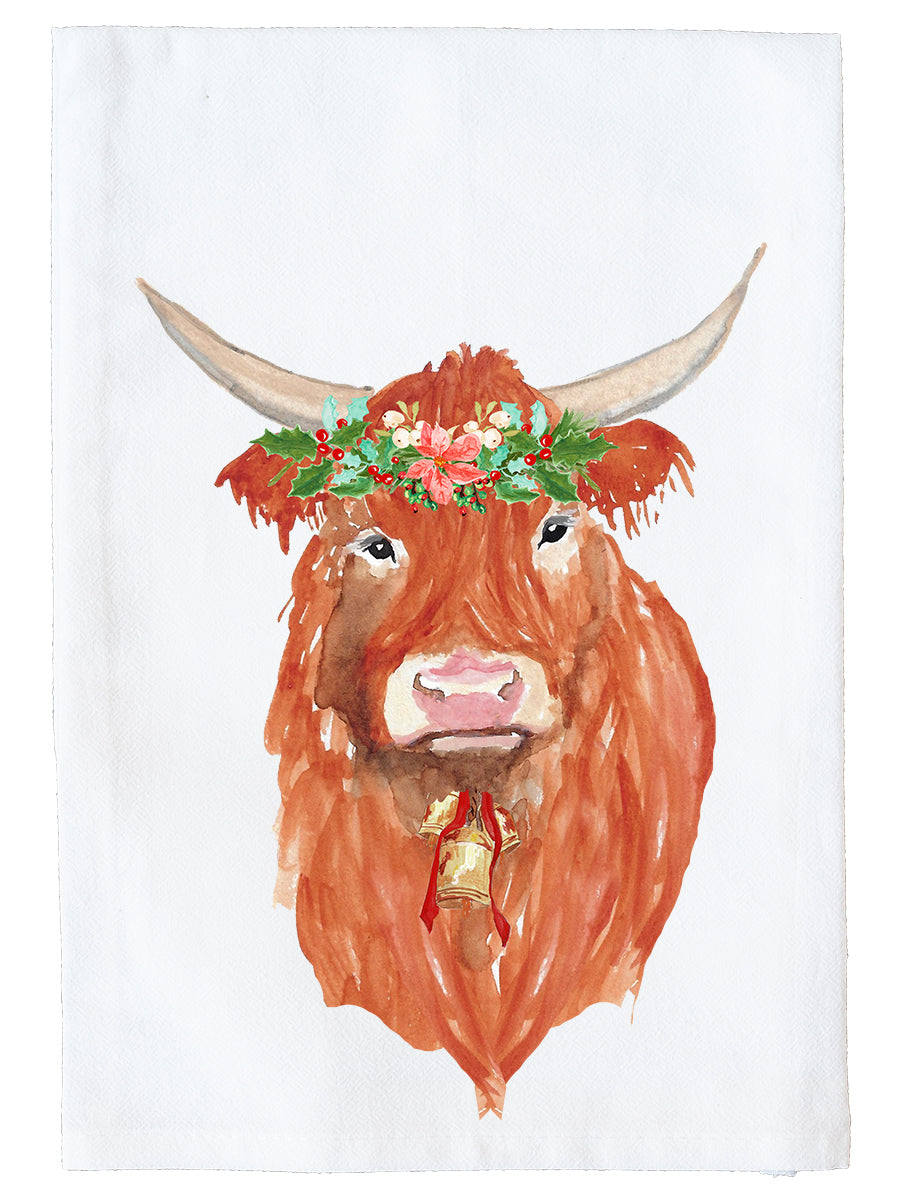 Highland Cow Kitchen Towel