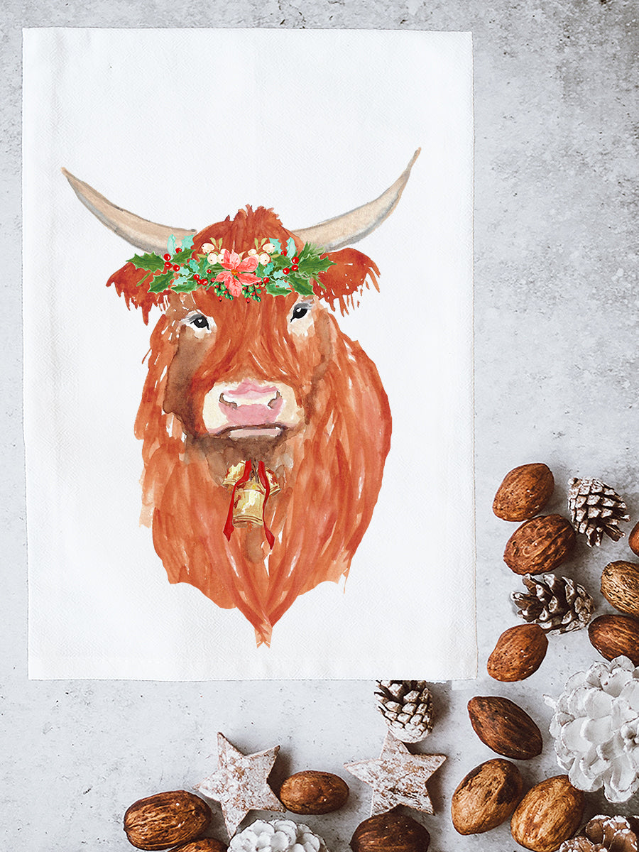 Highland Cow Kitchen Towel