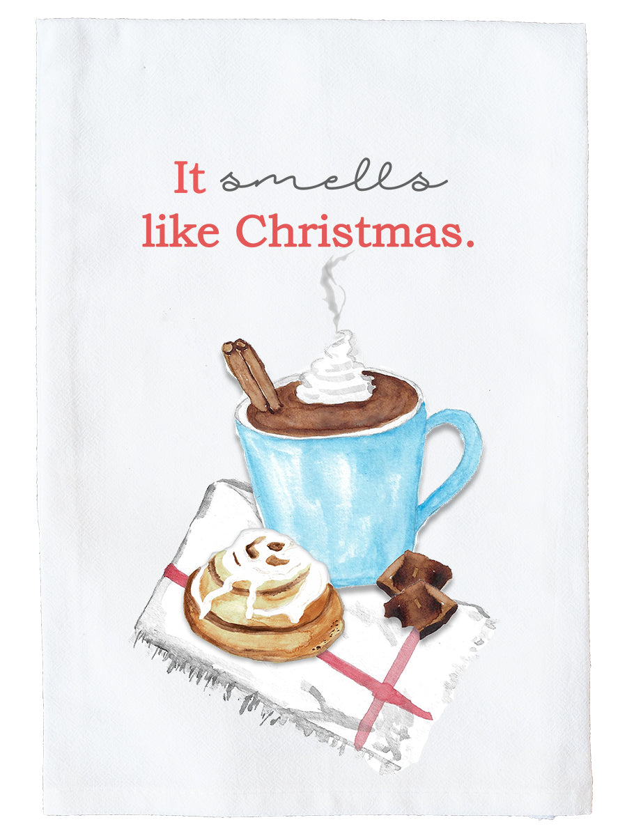 It Smells Like Christmas Kitchen Towel