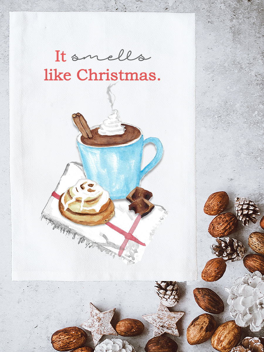 It Smells Like Christmas Kitchen Towel