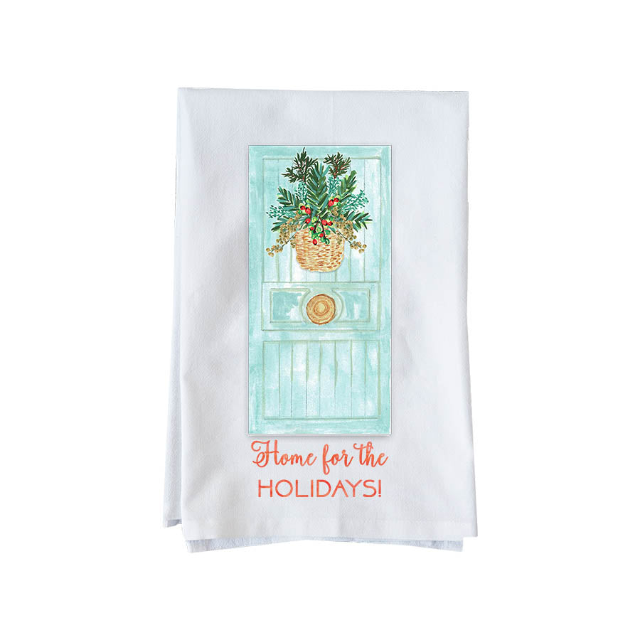 Home for the Holidays Door Kitchen Towel