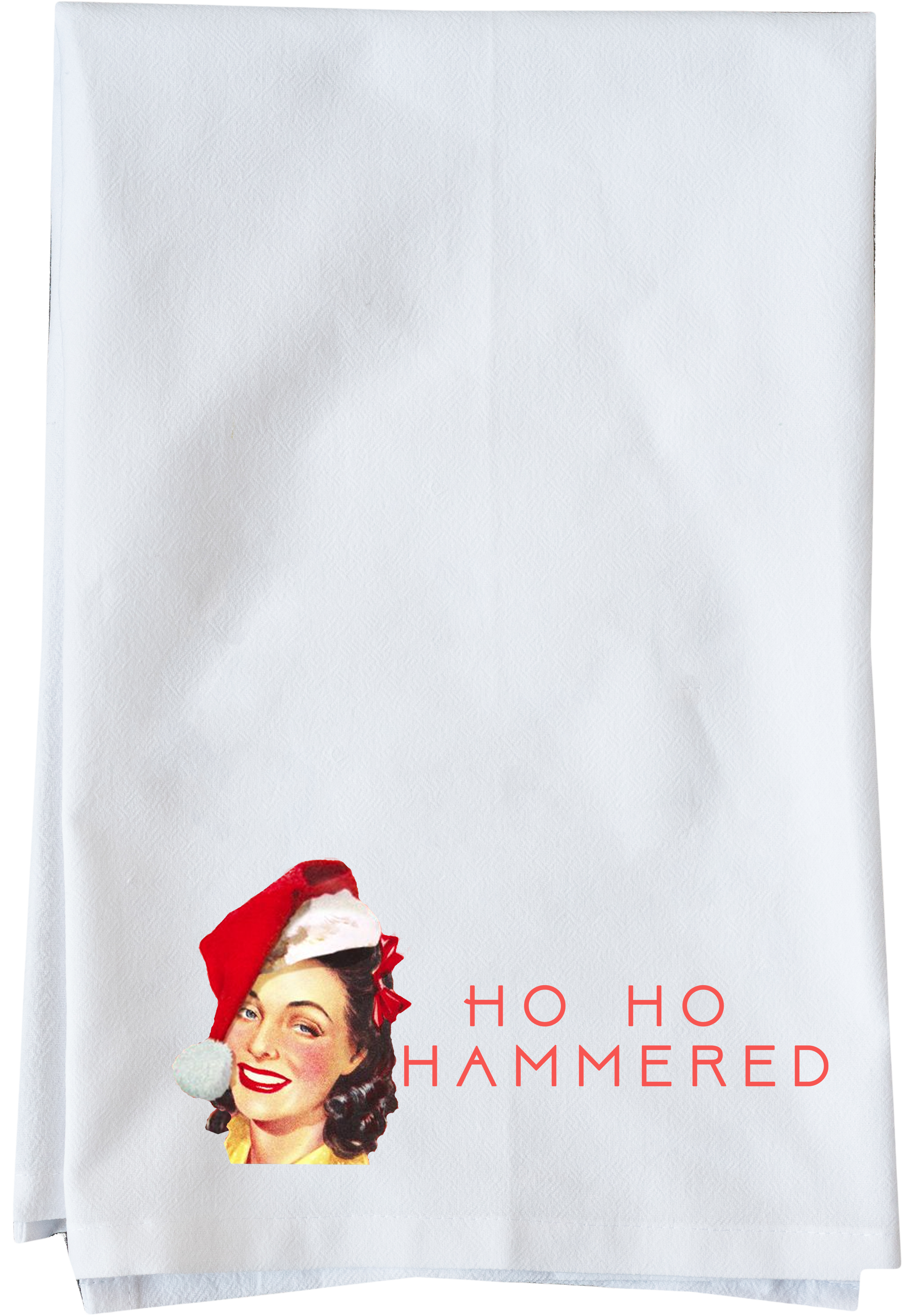 Ho Ho Hammered Kitchen Towel