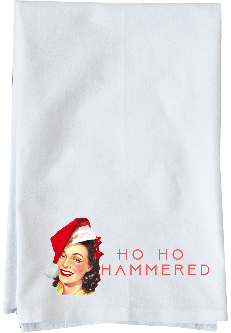 Ho Ho Hammered Kitchen Towel