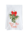 Kiss The Cook Mistletoe Kitchen Towel